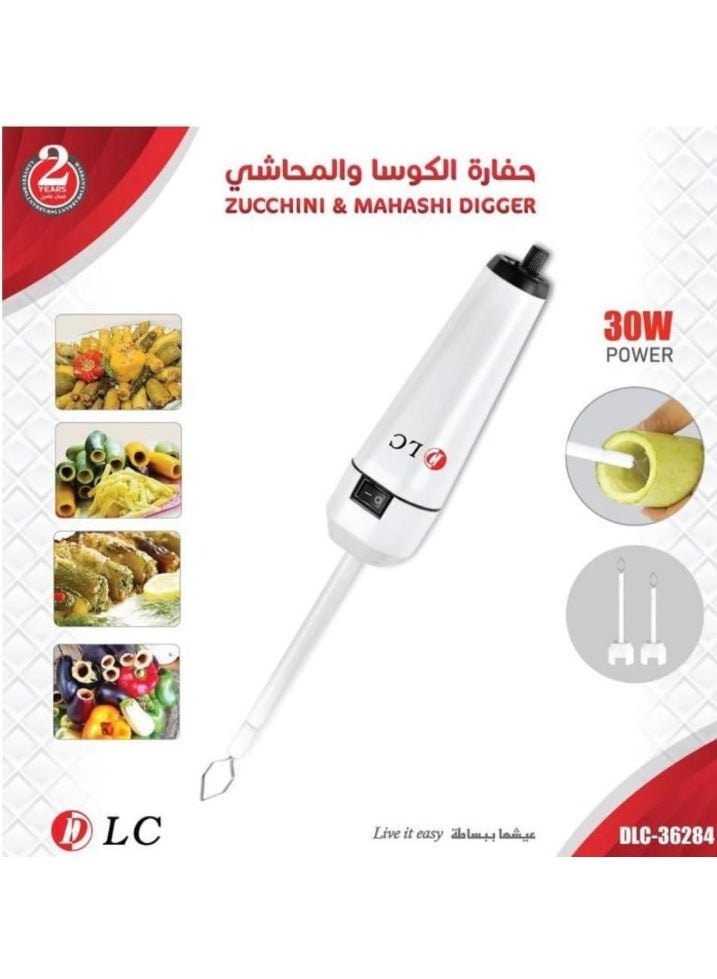 DLC-36284 Zucchini Pit & Mill Machine - Vegetable Digging Machine Ergonomic Handle & Easy to Use - Image 1